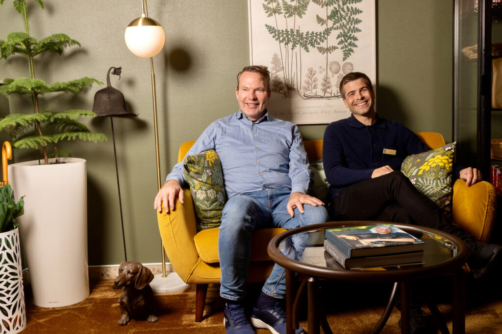 Mark och Mikael på Hotel Danderyd