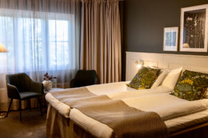 Sängarna på Hotel Danderyd